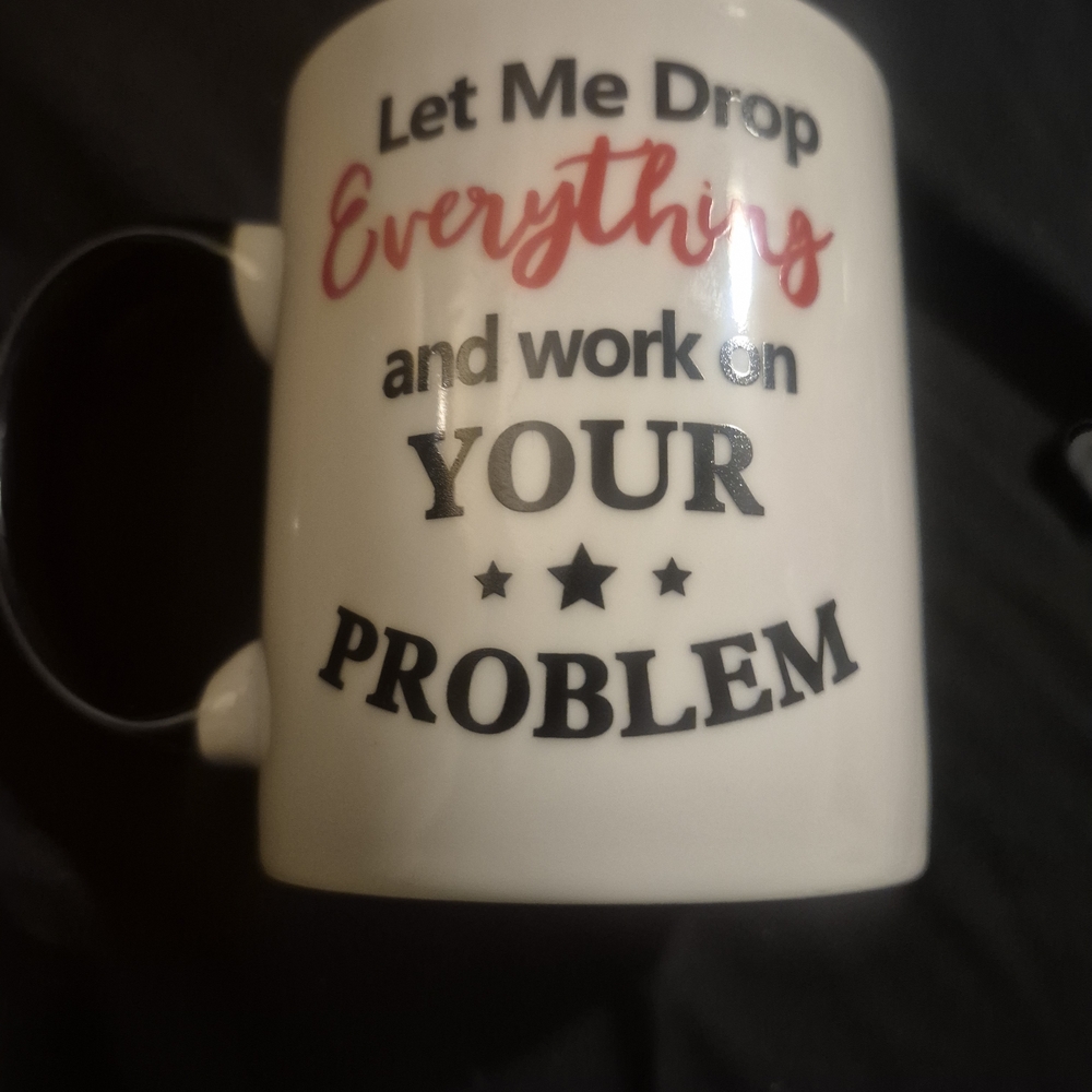 Inspirational White and Black Mug